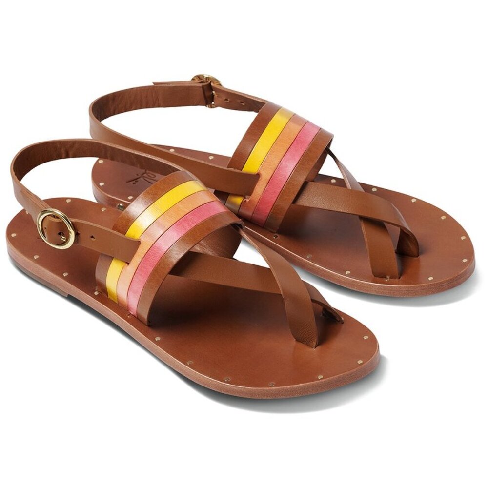 Beek Sunbeam Tan Leather Sandal